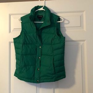 Lands End Puffer Vest Small Petite